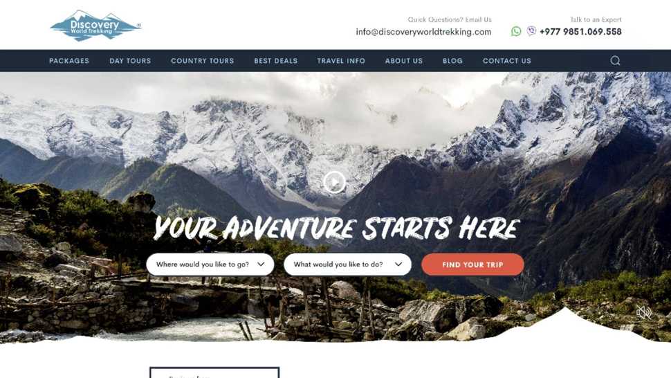 Discovery World Trekking Front page show case